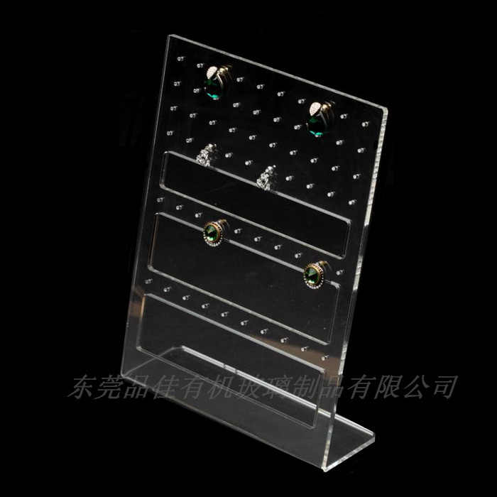 東莞有機玻璃展示架 定制亞克力展示架 透明亞克力耳環(huán)架