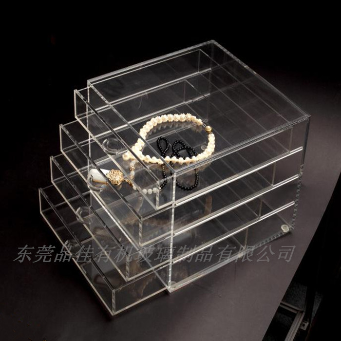 東莞有機(jī)玻璃盒子 透明亞克力展示